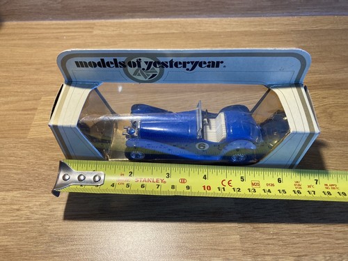 Matchbox Models of Yesteryear Y-3 1934 Riley MPH Car - Blue - Scale 1:35 - Boxed - Picture 8 of 8
