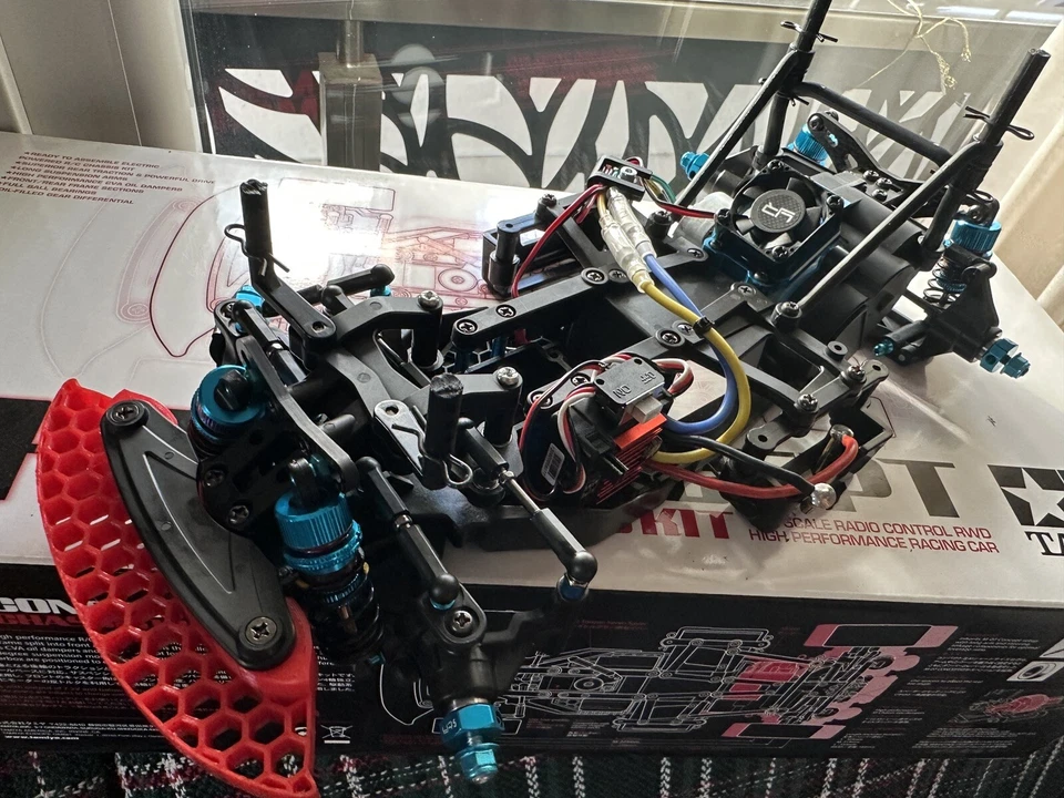 Tamiya M08 M-08 RWD roller with esc, motor and mods - Image 2 of 4