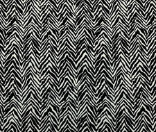 MILL CREEK HILLSTONE TUXEDO BLACK ZEBRA OUTDOOR INDOOR FABRIC BY YARD 54"W