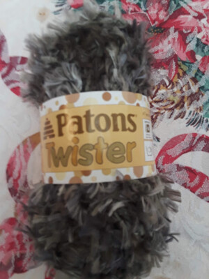 1 Skein Patons TWISTER  Yarn  Sage Twist 