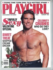 Playgirl 1990 Marc Hampton Curtis Hammond 100pgs Chris Adams Gay Magazine M26311