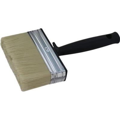 Lasur Winkelflächenstreicher 120 Mm - Naturborsten Pinsel Mit Abgewinkeltem Griff