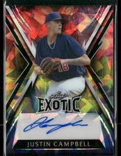 2023 Leaf Exotic Justin Campbell Auto /4 #BA-JC4