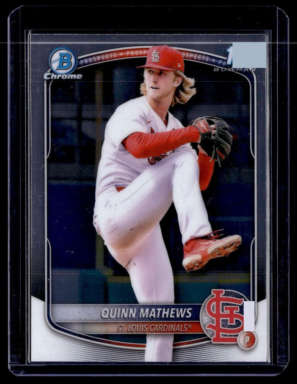 2025 Bowman #BCP-25 Quinn Mathews Chrome Prospects