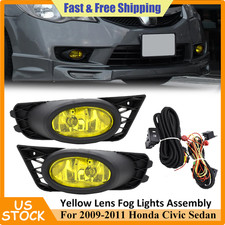 Driving Fog Lights Lamps For Honda Civic Sedan 2009 2010 2011 Front Leftright Driving Fog Lights Lamps For Honda Civic Sedan 2009 2010 2011 Front Leftright