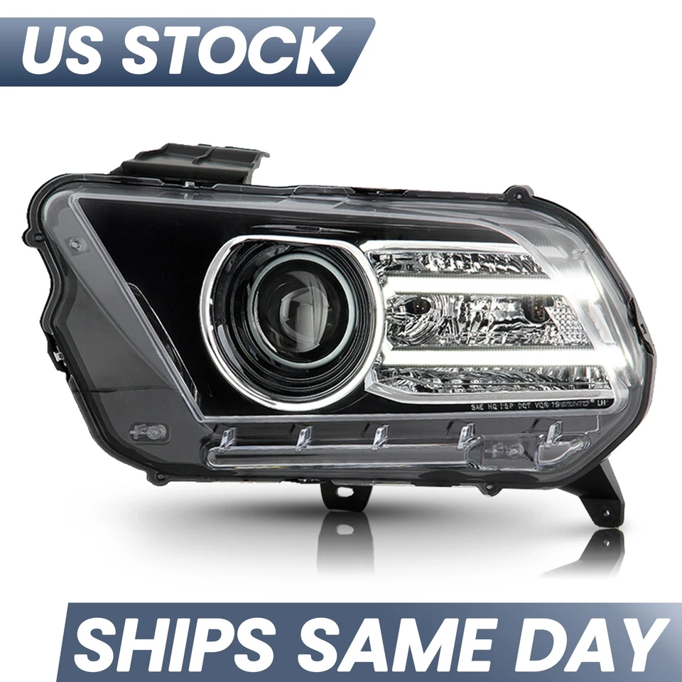 Faro HID/Xenón Para Ford Mustang 2013 2014 Proyector Lado Izquierdo del Conductor Foto 2 de 4
