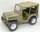 Vintage 1970’s TONKA G-452-8 Military Army Jeep Canopy Pressed Steel XR-101 READ