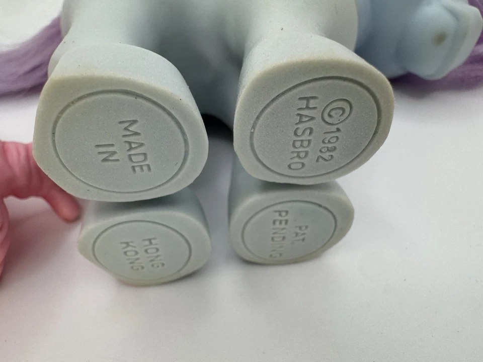 My Little Pony MLP G1 Lote Princesa Bushwoolie Pie Plano Flor Soma Elefante Foto 3 de 4