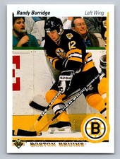 1990 Upper Deck Randy Burridge #196b Boston Bruins