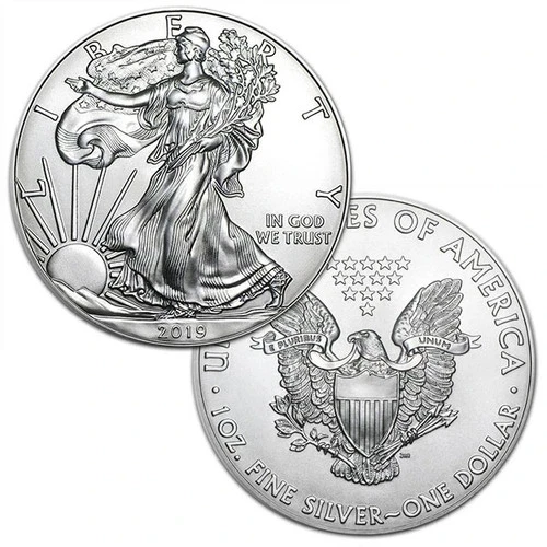 New Listing(1) 2019 US Silver Eagle Brilliant Uncirculated fresh from a sealed APMEX tube