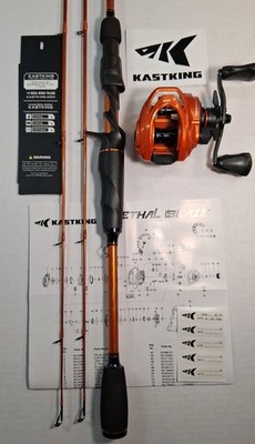 KastKing Lethal Blaze Twin-tip Fishing Rod Reel Combo Spinning & Baitcaster