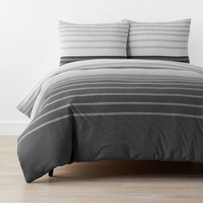 T-Shirt Soft Jersey Knit Stripe Yarn-Dyed Duvet Cover Set-Company Cotton 6173