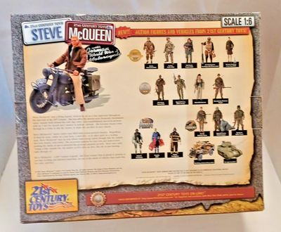 21st Century Steve McQueen w /German WWII Motorcycle The Great