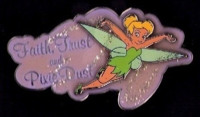 Disney Faith Trust and Pixie Dust Tinker Bell 35665 2008 pin