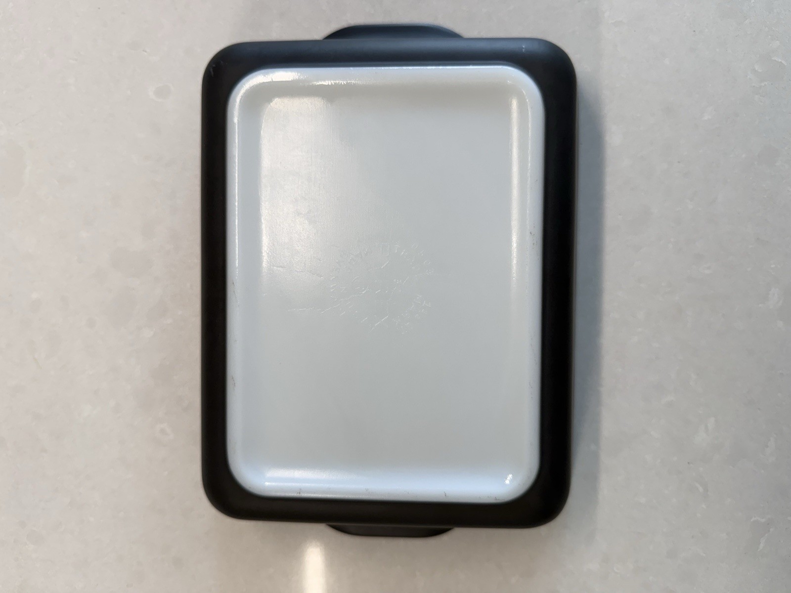 Pyrex Black 503 RODNEY KENT STARLINE Matte Black Refrigerator Dish 1-1/2 Qt MCM