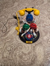 Vintage M M's Animated Telephone Red Green Blue Characters