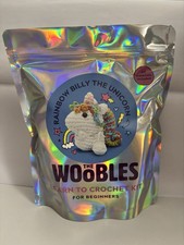 The Woobles Crochet Kit Rainbow Billy The Unicorn Beginners New