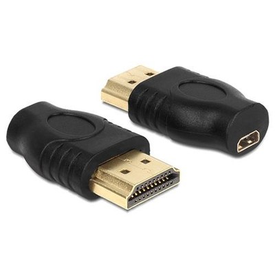 Delock Adapter HDMI micro D Buchse > HDMI A Stecker # 65507