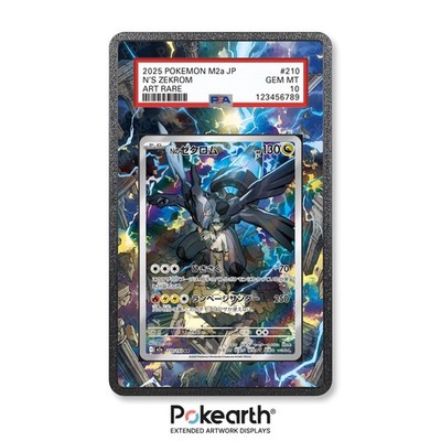 Zekrom der N 210/193 - Gehäuse mit erweitertem Artwork für Grade Cards Etui
