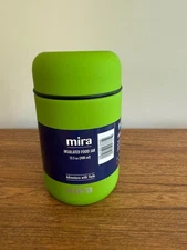 Mira Stainless Steel Insulated Vacuum Food Jar,  13.5oz in Green