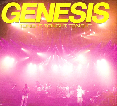 Genesis Phil Collins Famous Single Tonight, Tonight, Tonight 7'' 45 RPM 1987 Rare