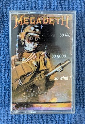 MEGADETH - So Far So Good So What CASSETTE Capitol Records