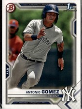 2021 Bowman Prospects #BP-82 Antonio Gomez New York Yankees