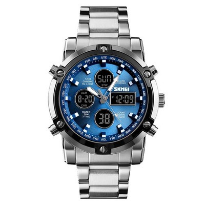 Wristwatches Waterproof Mens Sport Watch elites Stainless Steel SKMEI 1389