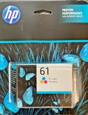 Original HP 61 Tri-Color Ink | Works with Deskjet 1000, 1010, 1050, 1510, 2050