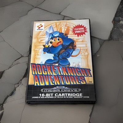  Sega Mega Drive-Rocket Knight Adventures-100% Original - Ohne Anleitung