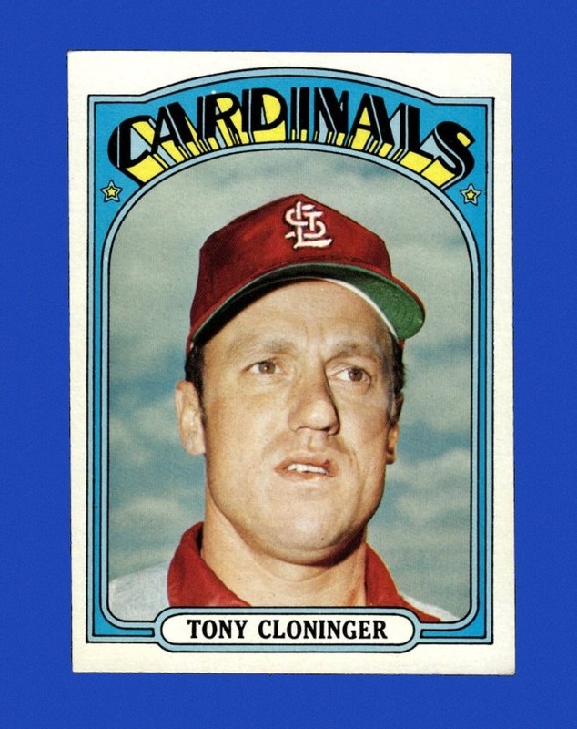 1972 Topps Set-Break #779 Tony Cloninger EX-EXMINT *GMCARDS*