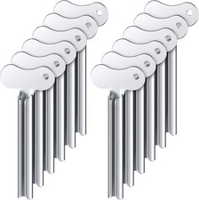 Toothpaste Squeezer, 12Pcs Metal Tube Squeezer Key Stainless Steel Toothpaste Ro