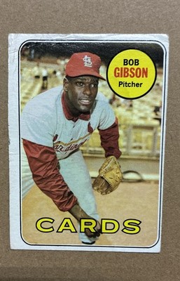 1969 Topps #200 - Bob Gibson (Low Grade) (Free Ship)