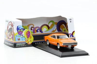 1:43 Scat Paquet 1970 Dodge Charger R/T Orange Greenlight - Photo 1/4