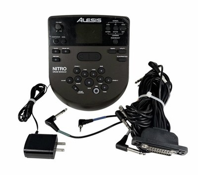 Alesis DM7X Nitro Electronic Drum Module with Power Supply & Snake Cable