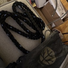 ExcUsed Weighted Jump Rope 2.7 lb. Rope w/ Travel Bag Black