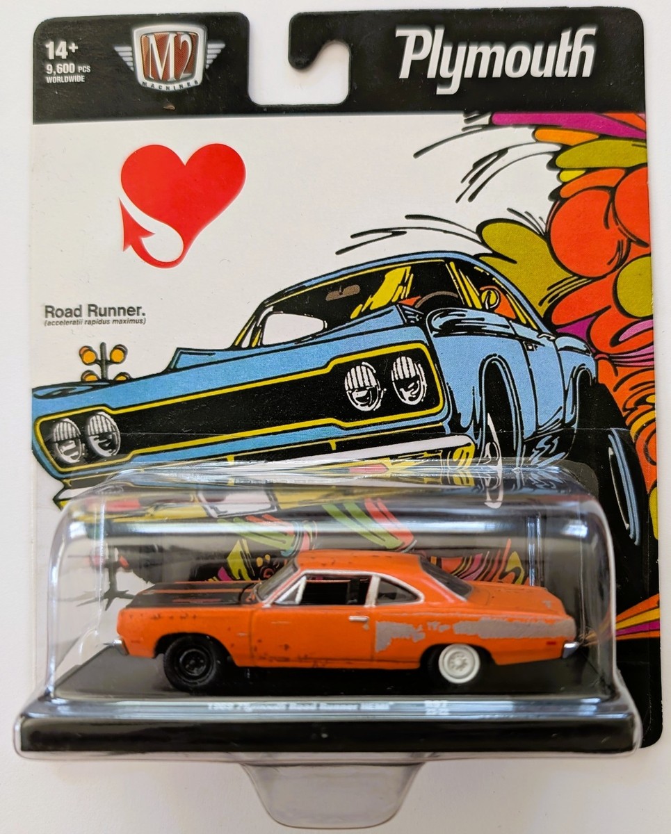 M2 Machines R97 1969 Plymouth Road Runner HEMI | Orange | eBay