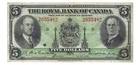 1935 $5 Royal Bank of Canada Chartered Note #630-18-02a - VF