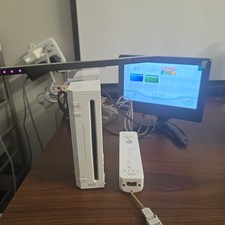 Nintendo Wii Console Bundle White RVL-001 Tested Working W/Wii Remote & Cables 4