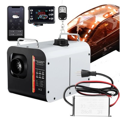 Diesel Heater Portable Diesel Air Heater 12V 8KW Bluetooth LCD for Car RV NEW