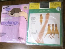 5 Pair NOS Vintage GAYMODE Agilon  ENKASHYEER Stretch STOCKINGS Sz D  8 1/2-11