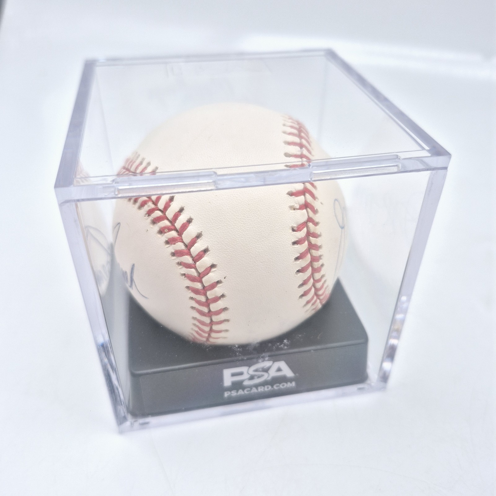 Johnny Bench Joe Morgan Signed Baseball Dual Auto Autograph PSA DNA AQ61941 view 5