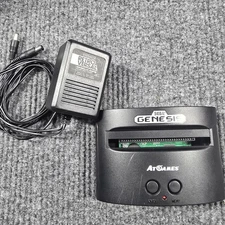 Sega Genesis Classic Game Console AtGames Retro-Bit Power Tested Works AV Out