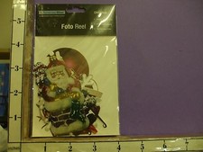 photo reel accents santa clause snowflake ornaments 28q