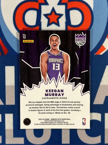 2022-23 Donruss Optic My House Keegan Murray #12 - Picture 2 of 2