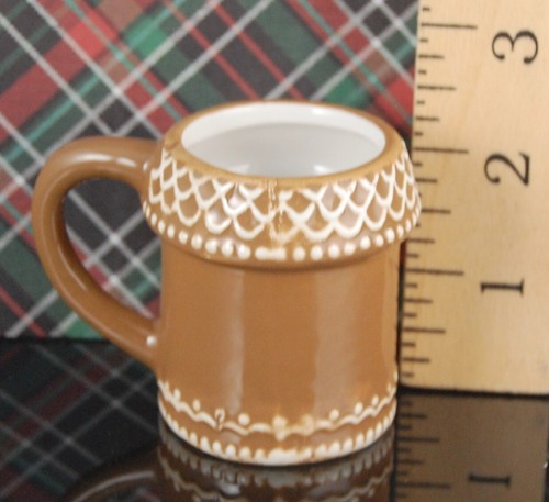 Tazze Casa Pan di Zenzero S/2 NUOVE tazze espresso ceramica espresso tazza pizzo - Foto 4 di 5