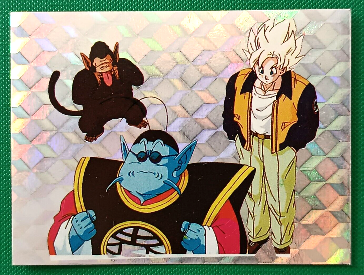 2001 DRAGON BALL Z 5 Navarrete PR Sticker #058 SSJ SON GOKU