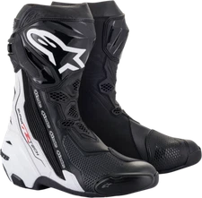 Alpinestars Supertech R Boots US 8 / EU 42 Black/White 2220021-12-42