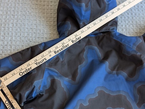 Patagonia Jacket Boys XS 5-6 Blue Camouflage Snowshot Insulated Full Zip Hooded - Picture 15 of 15
