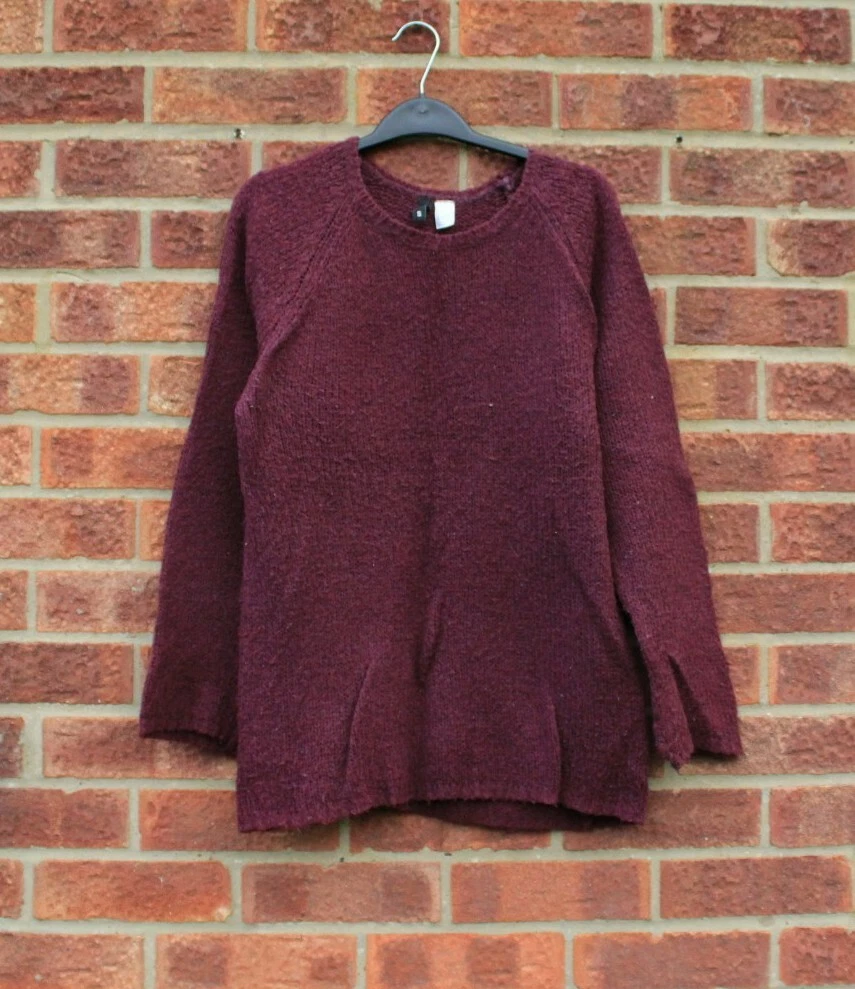 H&m burgundy jumper top